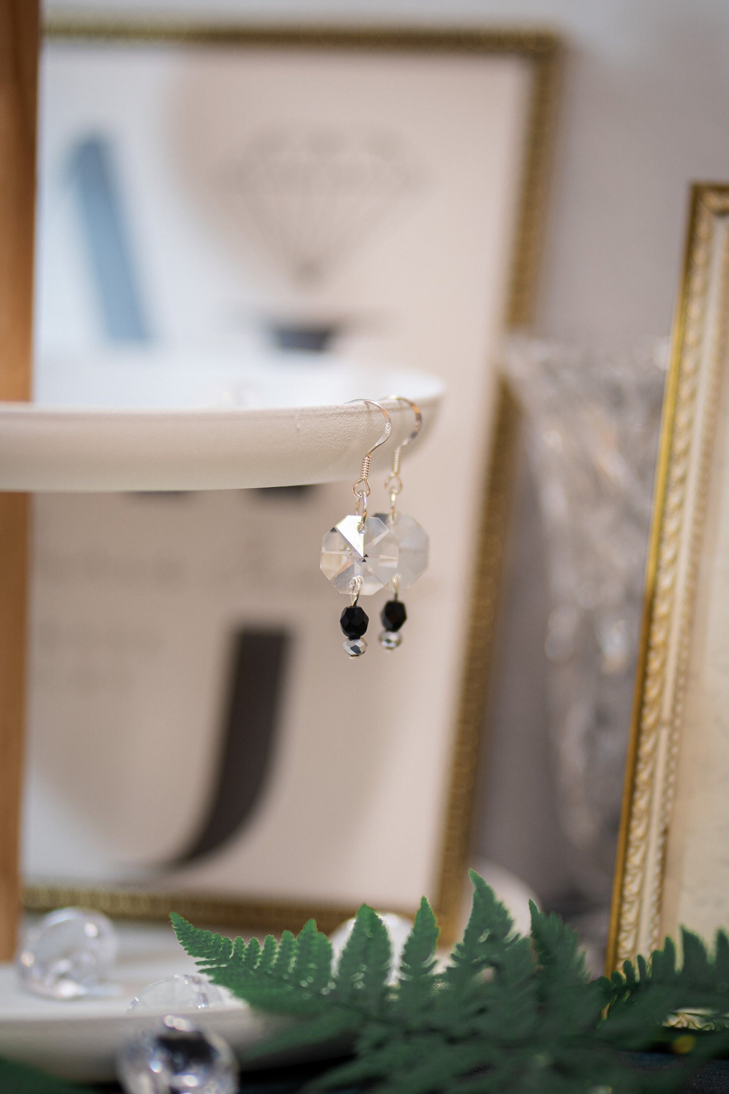 Blackberry - Upcycled Sterling Silver Earrings