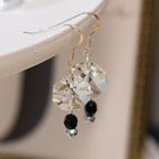 Blackberry - Upcycled Sterling Silver Earrings